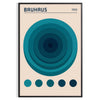 Affiche Bauhaus Circle un hommage vibrant style 1923 intérieur nuances bleu vert incontournable disponible cm 60×80 A0