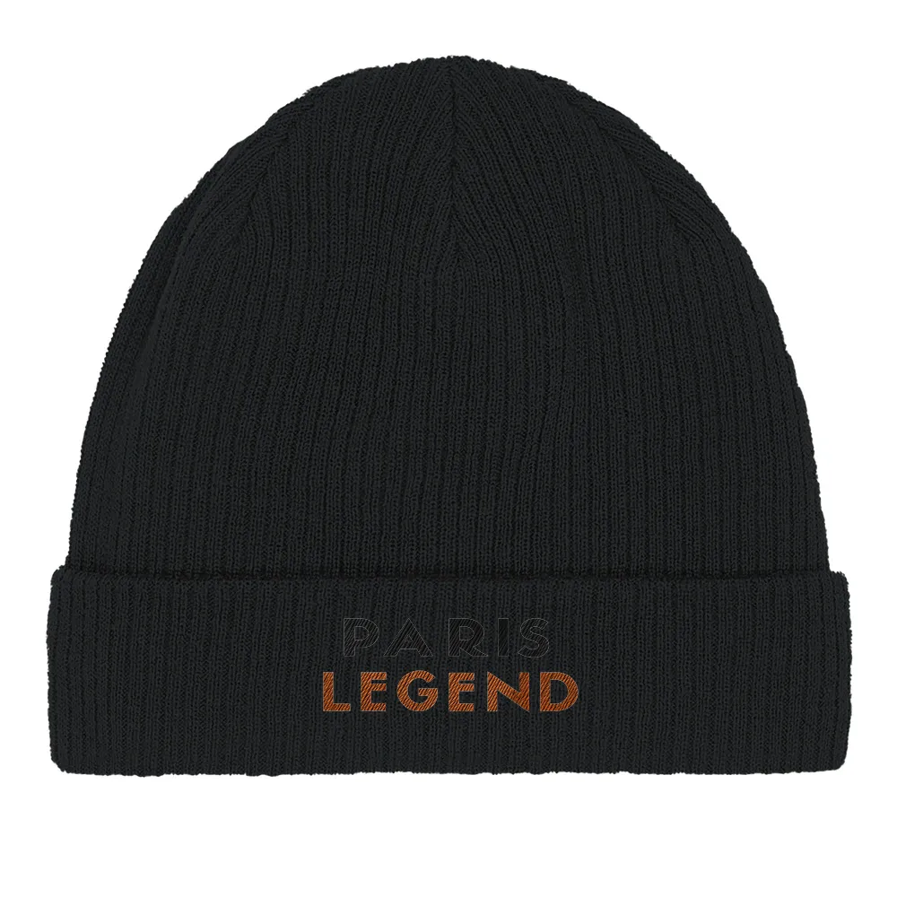 Embroidered beanie featuring a Tennis Paris Legend design