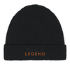 Embroidered beanie featuring a Tennis Paris Legend design
