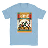 T-shirt featuring a graphic of the Rome Marathon 3 logo