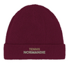 Embroidered beanie featuring Tennis Normandie 2 logo design