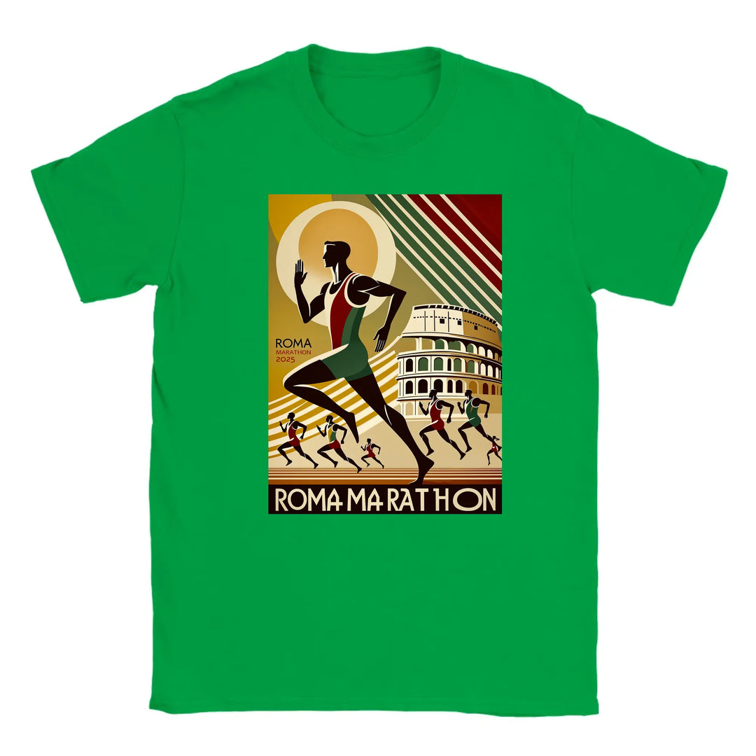 T-shirt avec un graphique du logo du Marathon de Rome 5