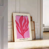 Abstract cutout artwork by Matisse featuring orange and gray shapes
