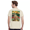 T-shirt featuring a graphic of the Milano–Sanremo cycling race