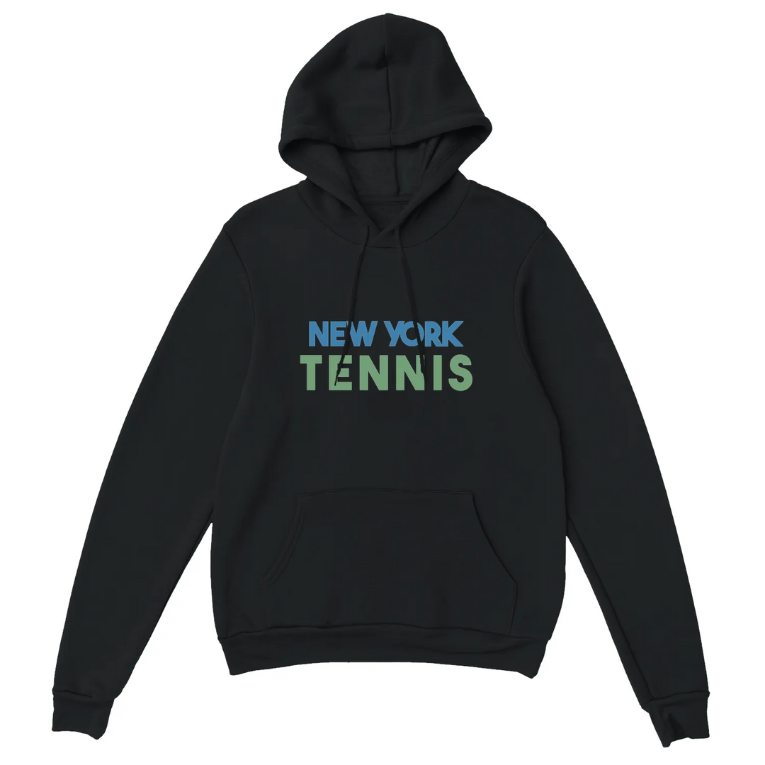 Hoodie featuring a printed logo of New York Tennis