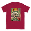 T-shirt featuring a graphic design inspired by the Rome Marathon