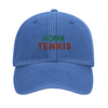 Czapka z haftem z vintage'owym wzorem Roma Tennis i logo