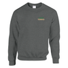 Embroidered sweater featuring a tennis theme with London elements