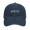 Gorra bordada con el logo de Pastis Marseille en un estilo vintage