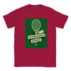 T-shirt featuring a graphic of a tennis racket and Wimbledon logo