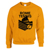 Sweater featuring a graphic of tennis players in Rome