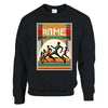 Crewneck sweater featuring a graphic of the Rome Marathon logo