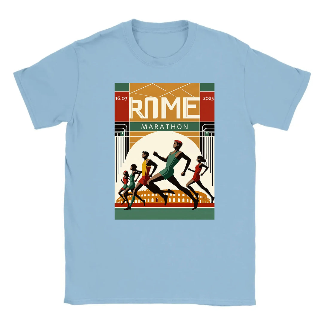 T-shirt con il logo e il design grafico del Rome Marathon 3