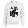Sweater featuring a graphic of tennis players in Rome