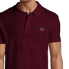 Embroidered polo featuring a Roma Tennis emblem on the chest