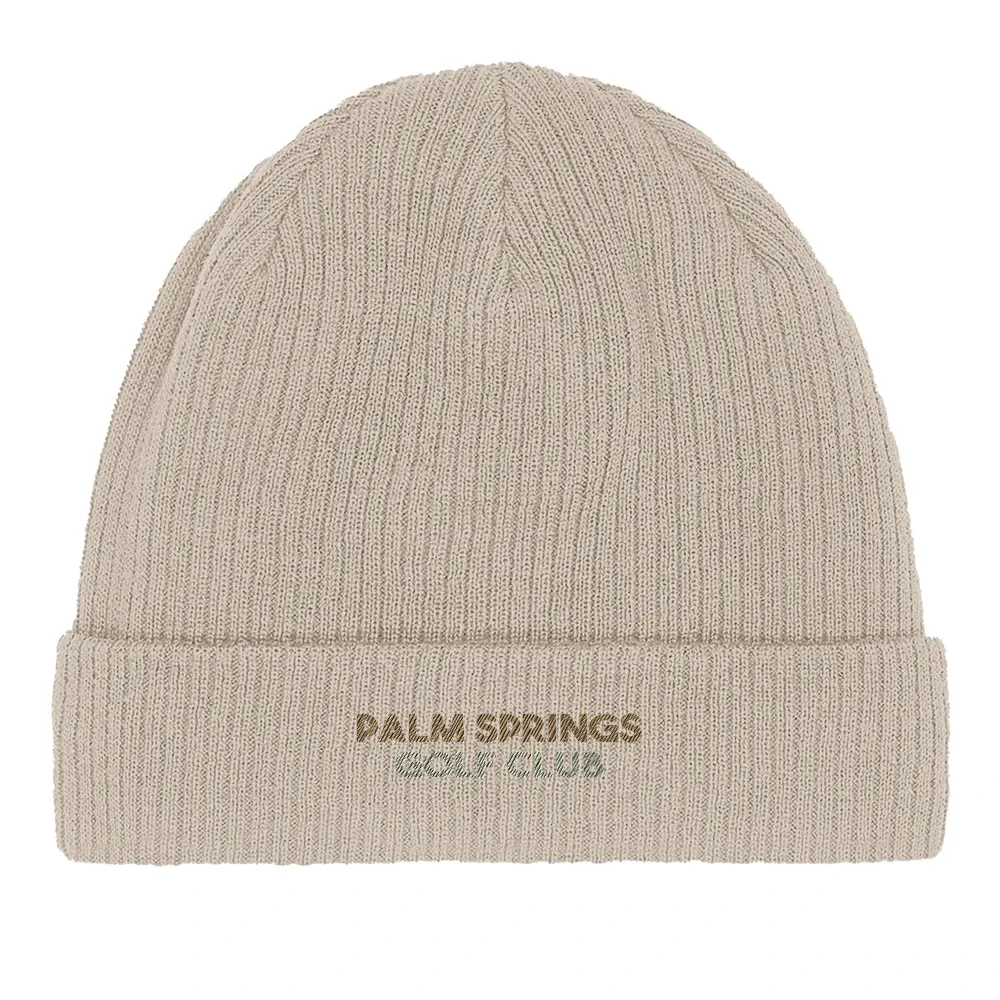 Embroidered beanie featuring the Palm Spring Golf Club logo