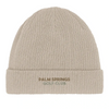 Embroidered beanie featuring the Palm Spring Golf Club logo