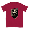 T-shirt featuring a graphic of a tennis player in action