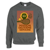 Unisexowy sweter z typograficznym wzorem inspirowanym Mission 2ème Semaine Tennis