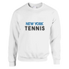 Unisex sweater with a graphic of a tennis player in New York