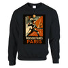 Crewneck sweater featuring a graphic of Mousquetaires Paris Tennis logo