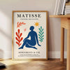 Abstract composition of cut-out shapes in white and orange by Matisse