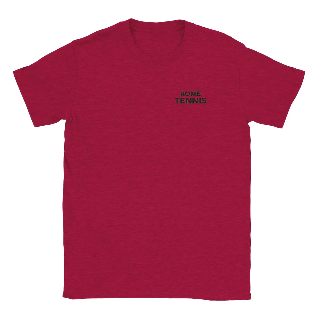 T-shirt featuring an embroidered Rome Tennis logo on the chest