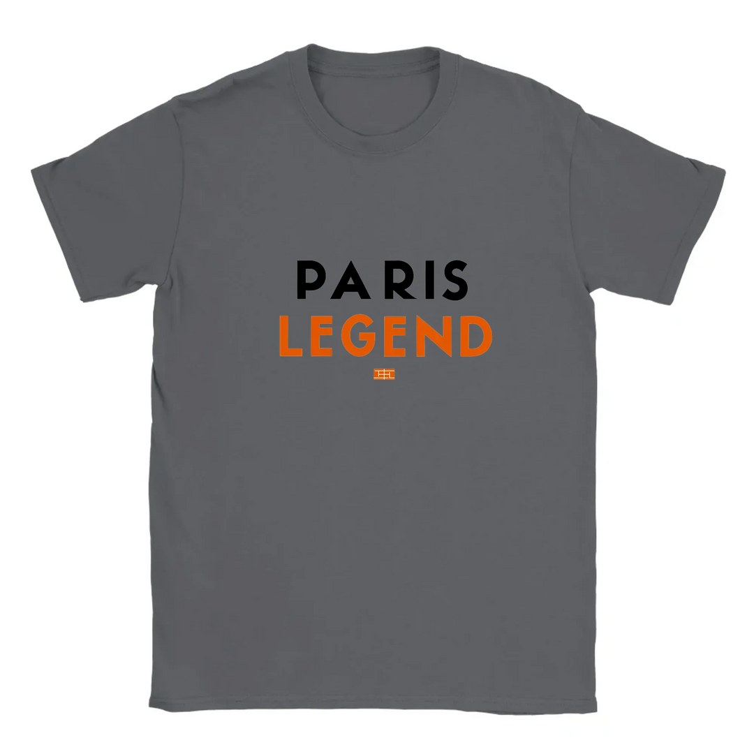 T-shirt featuring a tennis graphic inspired by Paris