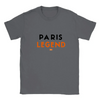 T-shirt featuring a tennis graphic inspired by Paris
