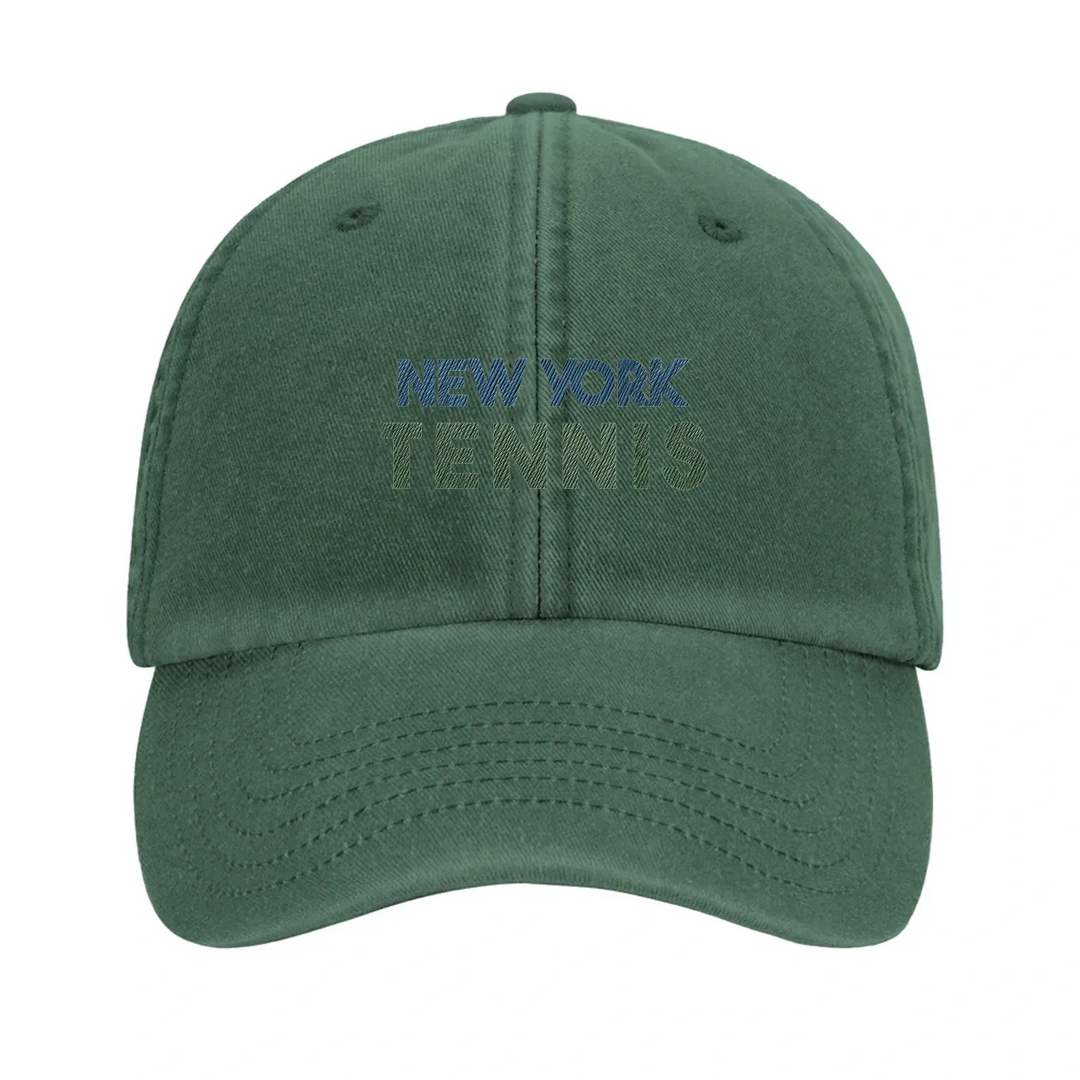 Embroidered cap featuring a vintage New York Tennis 2 logo