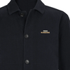 Embroidered jacket featuring a vintage tennis design with Normandie details