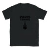 T-shirt featuring a graphic of a tennis player in Paris