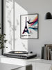 Affiche captivante Saut 10 mètres Éclair idéal espace un cadeau unique œuvre artistique tous regards disponibles A4 cm 60×80 A0